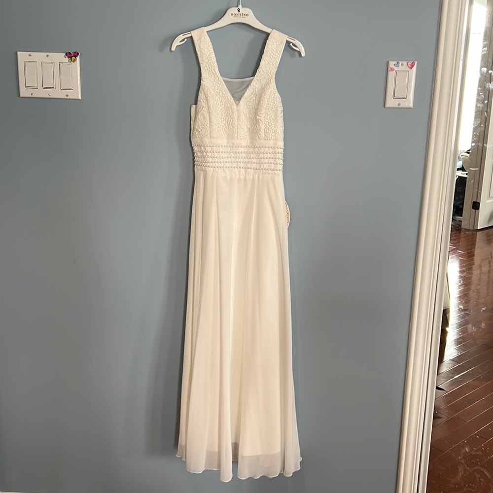 ☀️ White girl dress - special occasion, flower girl, etc.